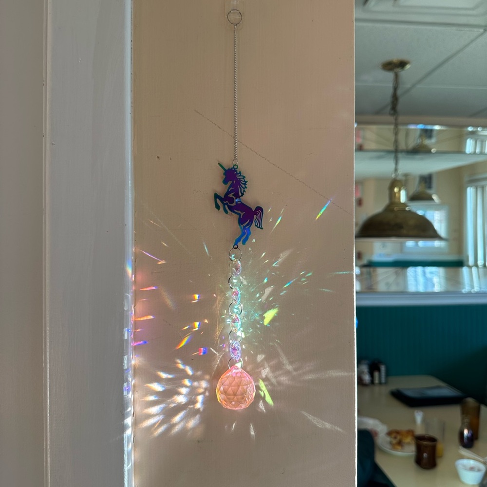 Handmade Unicorn Suncatcher Customizable